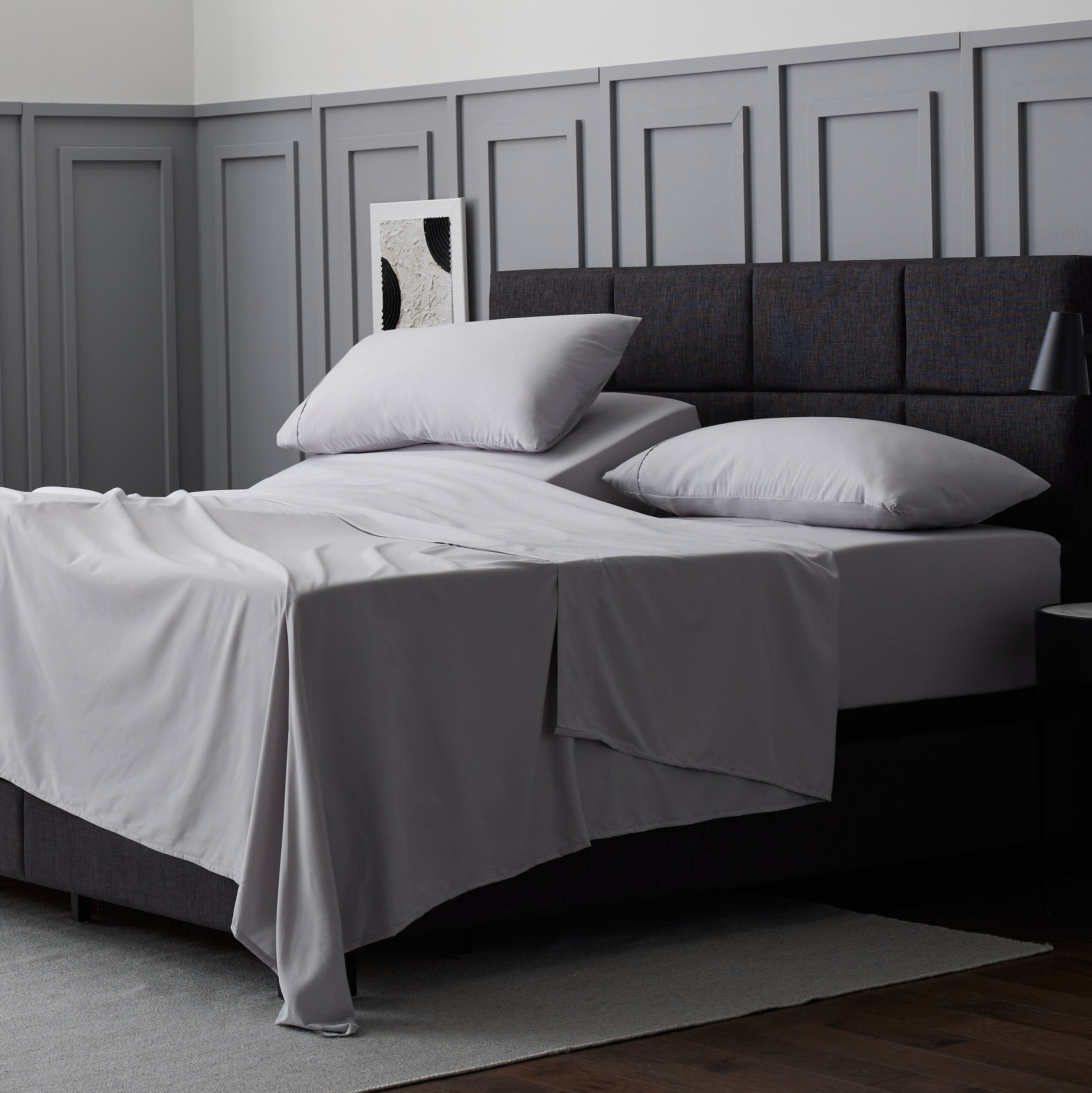 Woven Microfiber Sheet Set Driftwood
